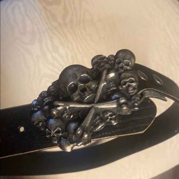 Timberland boots SZ 11+SKULL Belt up to 34-36”+💀cap+2🔥💀🔛stickers 10x4” - Picture 3 of 16